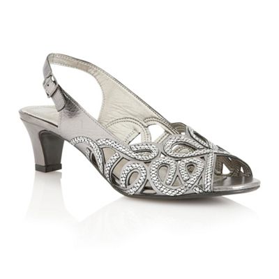 Pewter 'Harper' court shoes